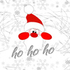 KINDERPYJAMAS "MIKI" - HO HO HO - Elastische Baumwoll Maschenware (86/92)