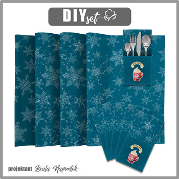 SERWETKI I BIEŻNIK - ENJOY - zestaw do uszycia