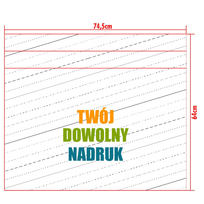 SHOPPER TASCHE - MIT EIGENEM AUFDRUCK - Panama 220g Webware - Nähset