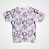 PASTEL HORROR CLOWN PAT. 1 - Cotton woven fabric