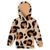 DĚTSKÁ MIKINA S KAPUCÍ (ALEX) - LEOPARD / SKVRNY - teplákovina 122/128
