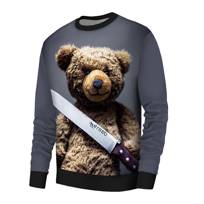 BASIC HERREN SWEATSHIRT (OREGON) - KILLER TEDDY - Nähset
