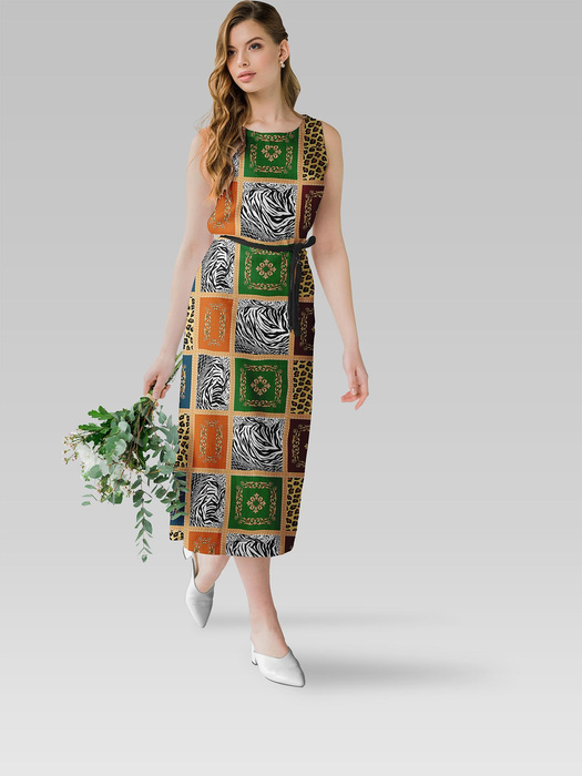 ANIMAL MIX - Cotton woven fabric