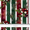 CHRISTMAS STRIPES WZ.3 - BURGUNDY