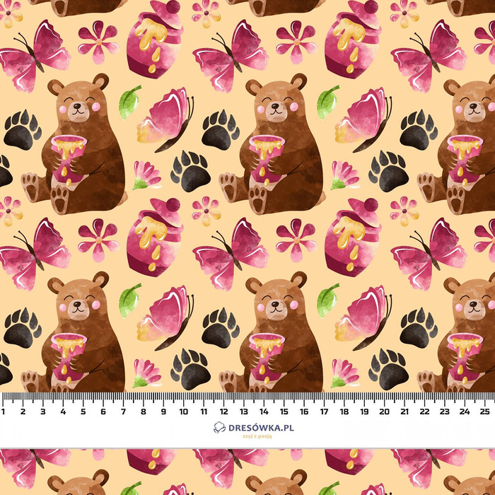 BEARS WITH HONEY (BEARS AND BUTTERFLIES)