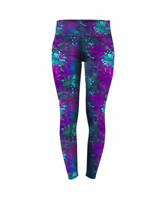 SPORTLEGGINGS - FLORAL MS. 2 - XXXL
