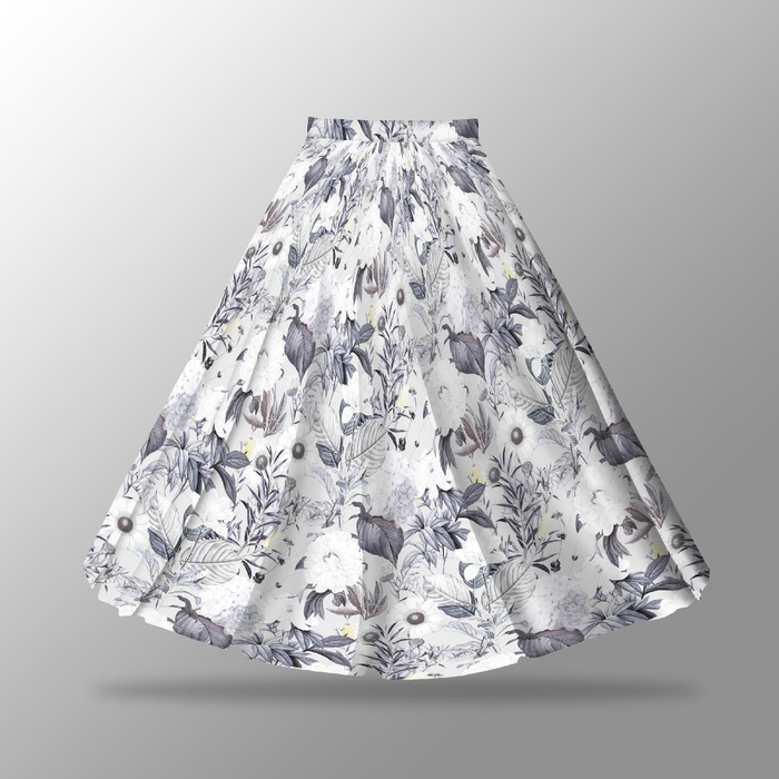 LUXE BLOSSOM M. 1 - Maxirock Panel - krepp
