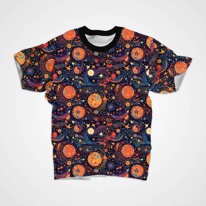 COSMIC GALAXY PAT. 1 - Hydrophobic brushed knit