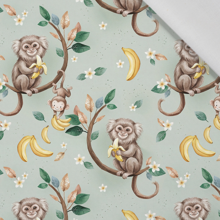 Banana Monkey - Baumwoll Webware