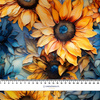 Sunflowers wz. 9 - lycra 300g