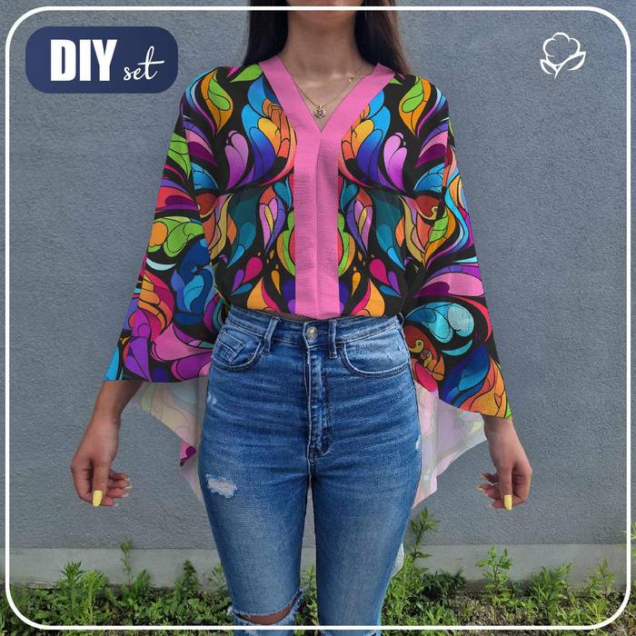 PAREO - COLORFUL ABSTRACT - sewing set