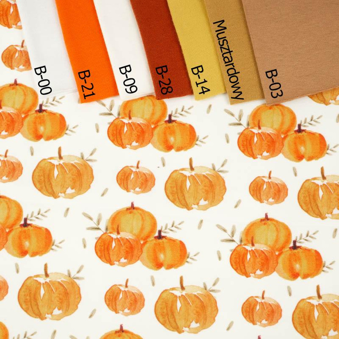 PUMPKINS pat. 5 (PUMPKIN GARDEN) - Waterproof woven fabric