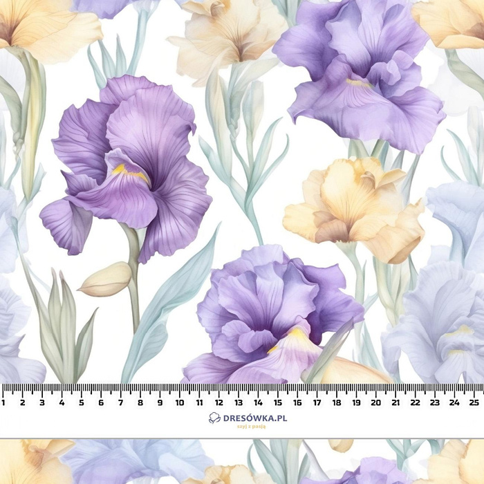 FLOWERS wz.11 - Cotton muslin
