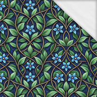 Stained Garden wz.1 (FLOWERS) - single jersey s elastanem ITY