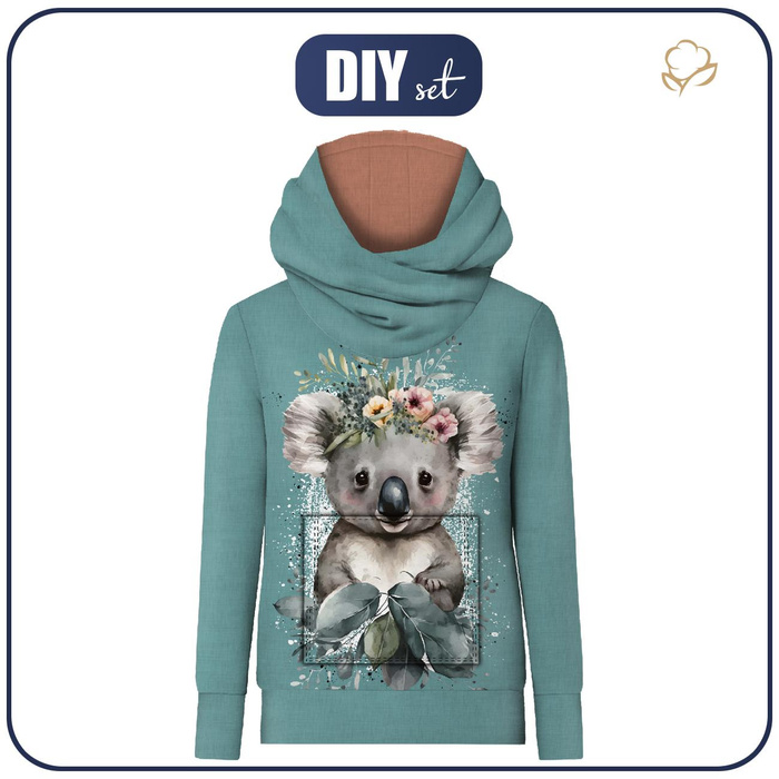 UNISEX HOODIE (HYDRA) - BABY KOALA - sewing set (110/116)