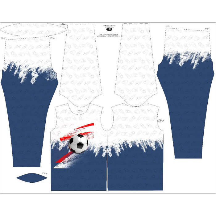 THERMO BOY'S SET (LUCAS) - FOOTBALL pat. 1 - sewing set 134