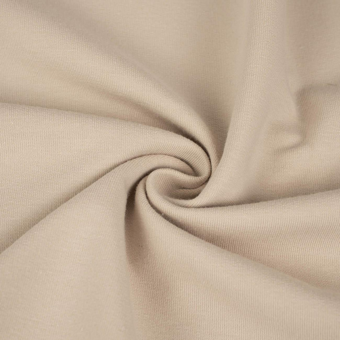 French Terry mit Elasthan - HELL BEIGE (D-55)