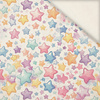 PASTEL STARS - Slub Weave