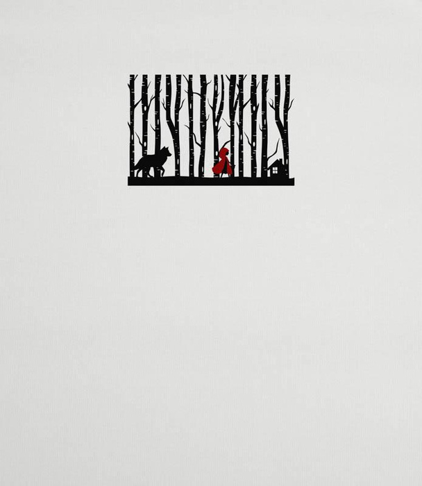 LITTLE RED RIDING HOOD- panel looped knit D