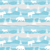 Alaska / hellblau - Baumwoll Webware