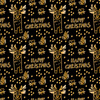 GOLD CHRISTMAS WZ. 3 - Tkanina na obrusy
