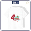 KID’S T-SHIRT - 4ST BIRTHDAY / BIRTHDAY CAKE - single jersey 