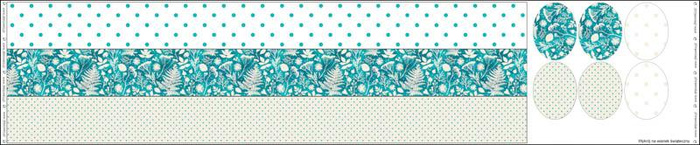 OSTERKRANZ - VANILLE FARNE - Nähset