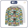 Longsleeve - COMIC BOOK (colorful) - single jersey (122/128)