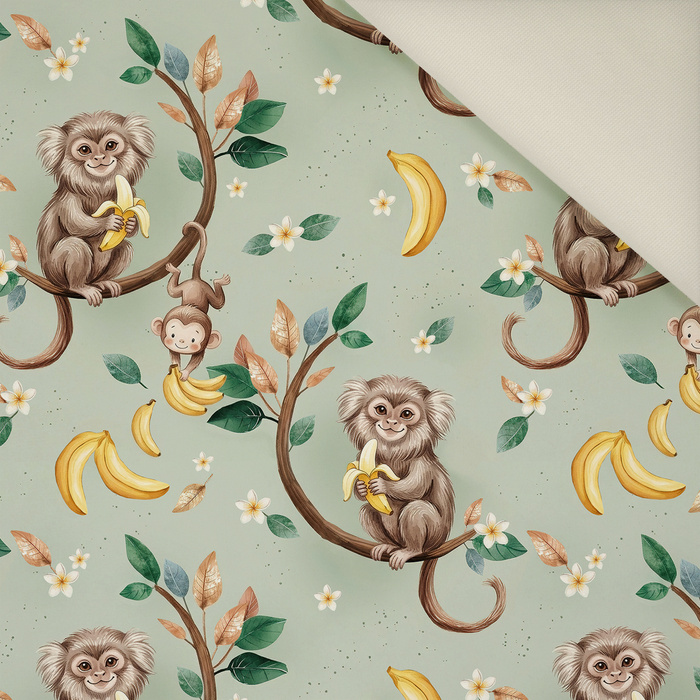 Banana Monkey - Upholstery velour 