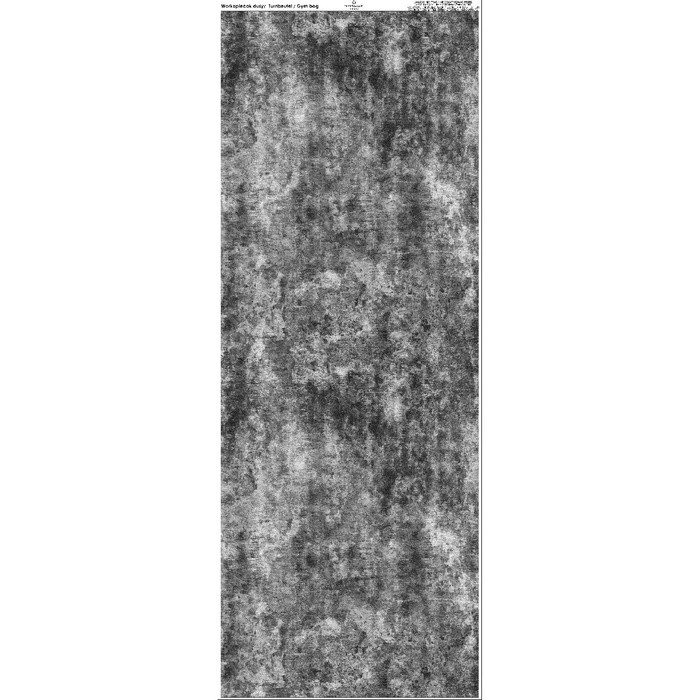 TURNBEUTEL - GRUNGE (schwarz) - klein