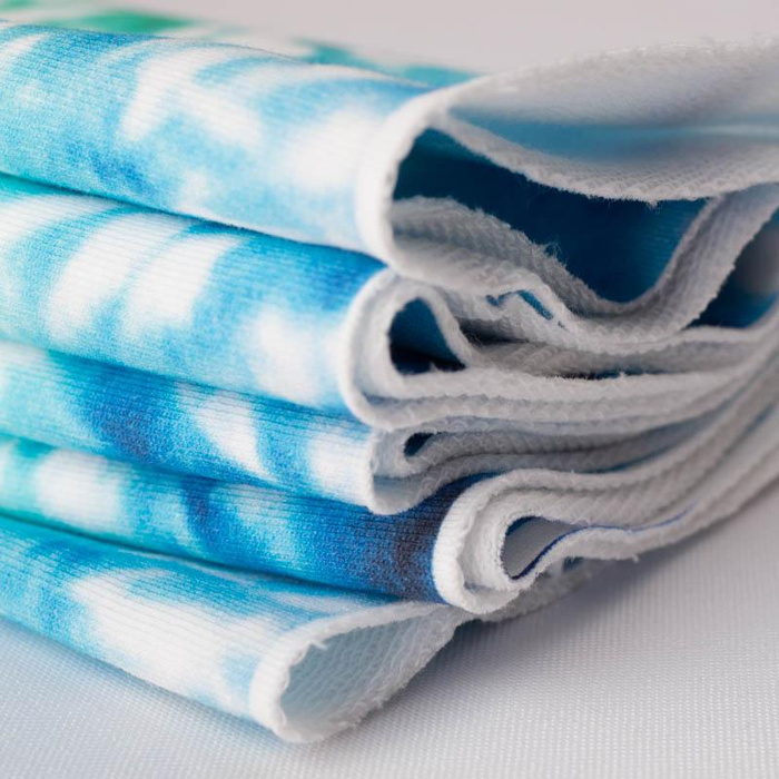 BATIK  Ms. 1 / blau - grün -  Sommersweat