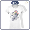 DAMEN T-SHIRT - PFERD m. 2 - Single Jersey M