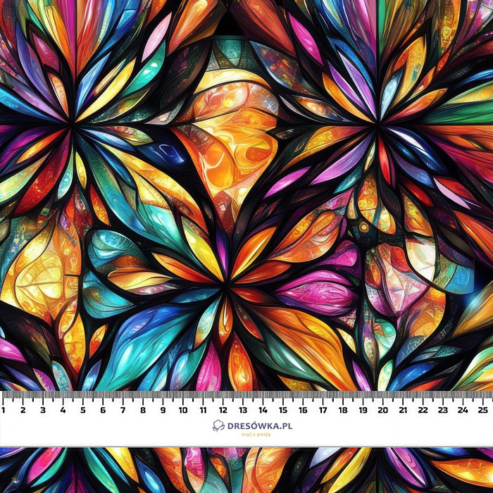 STAINED GLASS WZ. 15- Slub Weave