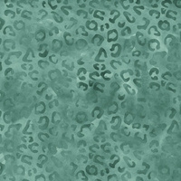 SPOTS / modern mint (SNOW LEOPARDS) - Cotton woven fabric