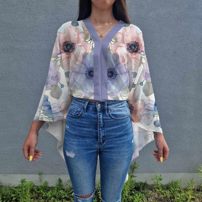 PAREO - FLOWERS wz.12 - sewing set