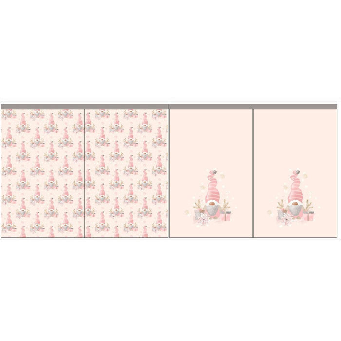 Gift pouches - CHRISTMAS GNOMES PAT. 1 - sewing set - SMALL