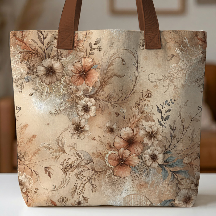 PASTEL FLOWERS WZ. 25 - Baumwoll Webware