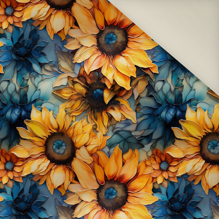 Sunflowers wz. 9 - Upholstery velour 