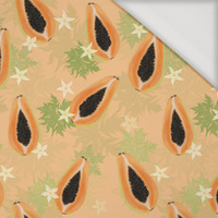 PAPAYA ORANGE - Jersey wiskozowy