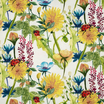 LADYBIRDS IN THE MEADOW (IN THE MEADOW) - Slub Weave