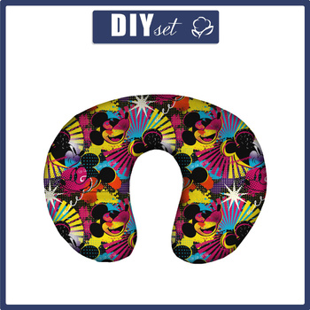 PODUSZKA NA SZYJĘ - MOUSE WZ. 12 - zestaw do uszycia