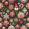 CHRISTMAS SWEATER wz.15- Welur tapicerski