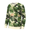BLUZA DAMSKA (HANA) BASIC - MONSTERA wz.9 - dzianina pętelkowa - XL