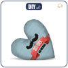 DECORATIVE PILLOW HEART -  DZIADEK NA MEDAL