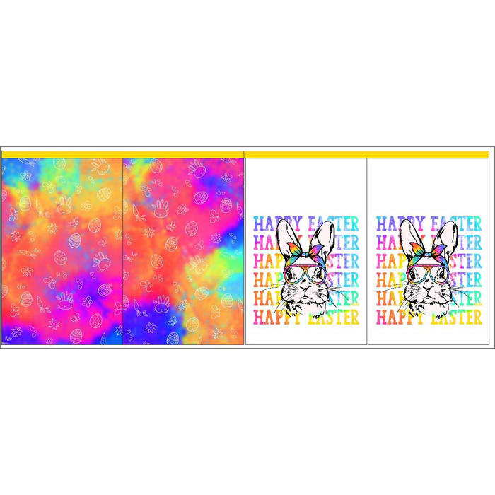 Geschenkbeutel - HAPPY EASTER / neon - Nähset 