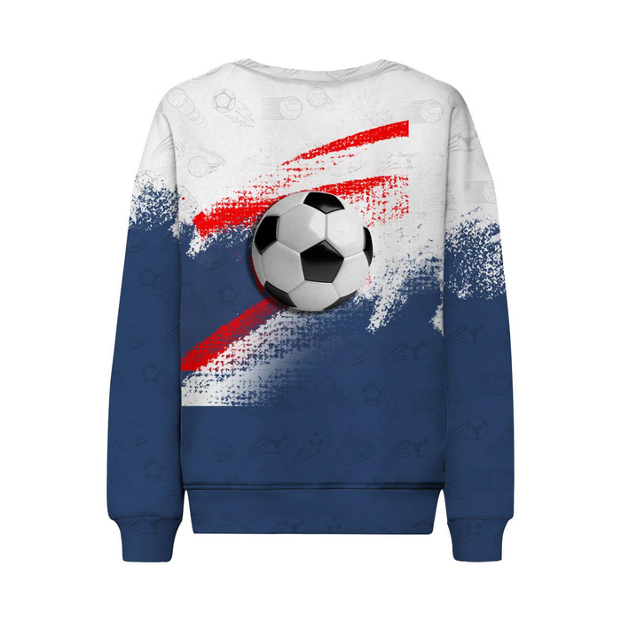 Children's tracksuit (MILAN) - FOOTBALL pat. 1 - sewing set (110/116)