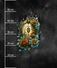 STEAMPUNK FLOWER TEMPLE - Paneel (60cm x 50cm) SINGLE JERSEY ITY