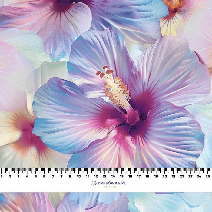 PASTEL FLOWERS WZ.11 - Cotton woven fabric