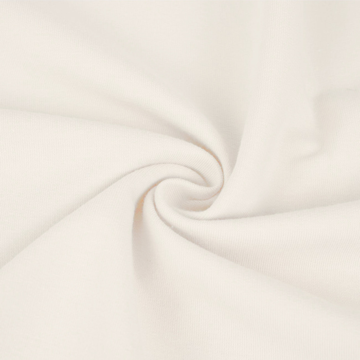 Looped knitwear with elastan - Cloud Dancer/ ECRU (D-02)