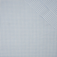 WHITE DOTS / light blue - Cotton woven fabric